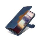For Ulefone Note 12P Stitching Skin Feel Magnetic Buckle Horizontal Flip PU Leather Case(Blue) - 5