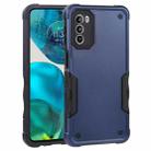 For Motorola Moto G52 Non-slip Armor Phone Case(Blue) - 1