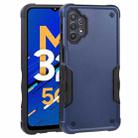 For Samsung Galaxy M32 5G Non-slip Armor Phone Case(Blue) - 1