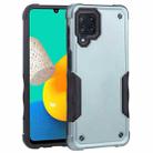 For Samsung Galaxy M32 / M22 / M21 Non-slip Armor Phone Case(Green) - 1