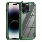 For iPhone 14 Pro Max TPU + PC Lens Protection Phone Case (Green) - 1