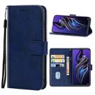 For Tecno Pova 3 Leather Phone Case(Blue) - 1