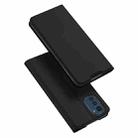 For Motorola Moto E32 DUX DUCIS Skin Pro Series PU + TPU Leather Phone Case(Black) - 1