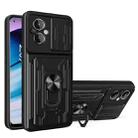 For OnePlus Nord N20 5G Sliding Camshield Card Phone Case(Black) - 1