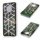 For Huawei Mate 30 Plating Marble Pattern Soft TPU Protective Case(Green) - 1