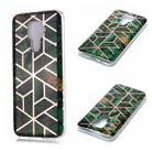 For Huawei Mate 30 Lite / nova 5i Pro Plating Marble Pattern Soft TPU Protective Case(Green) - 1