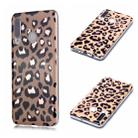 For Huawei P30 lite Plating Marble Pattern Soft TPU Protective Case(Leopard) - 1