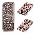 For Huawei P20 Plating Marble Pattern Soft TPU Protective Case(Leopard) - 1