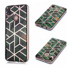 For Huawei P20 lite /  nova 3e Plating Marble Pattern Soft TPU Protective Case(Green) - 1