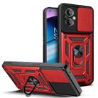 For OnePlus Nord N20 5G Sliding Camera Cover Design TPU + PC Phone Case(Red) - 1