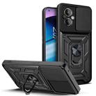 For OnePlus Nord N20 5G Sliding Camera Cover Design TPU + PC Phone Case(Black) - 1