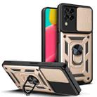 For Samsung Galaxy M53 5G Sliding Camera Cover Design TPU + PC Phone Case(Gold) - 1