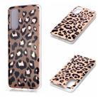 For Galaxy S20 Plating Marble Pattern Soft TPU Protective Case(Leopard) - 1