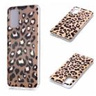 For Galaxy S20+ Plating Marble Pattern Soft TPU Protective Case(Leopard) - 1