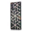 For Galaxy Note10+ Plating Marble Pattern Soft TPU Protective Case(Green) - 2
