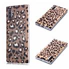 For Galaxy Note10+ Plating Marble Pattern Soft TPU Protective Case(Leopard) - 1