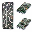 For Galaxy S10e Plating Marble Pattern Soft TPU Protective Case(Green) - 1