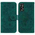 For Tecno Pova 2 Butterfly Rose Embossed Leather Phone Case(Green) - 1