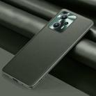 For Xiaomi Redmi Note 11T 5G Plain Skin Leather Phone Case(Green) - 1