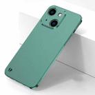 Electroplating Frosted Frameless Phone Case For iPhone 13(Green) - 1