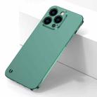 For iPhone 13 Pro Electroplating Frosted Frameless Phone Case (Green) - 1