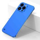 For iPhone 13 Pro Max Electroplating Frosted Frameless Phone Case (Blue) - 1