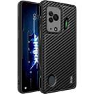 For Xiaomi Black Shark 5 IMAK LX-6 Series Carbon Fiber Pattern Shockproof Phone Case(Black) - 1