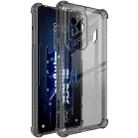 For Xiaomi Black Shark 5 imak TPU Phone Case with Screen Protector(Transparent Black) - 1