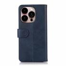 For iPhone 14 Pro Max Cow Texture Leather Phone Case (Blue) - 3