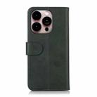 For iPhone 14 Pro Max Cow Texture Leather Phone Case (Green) - 3