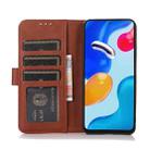 For iPhone 14 Pro Max Cow Texture Leather Phone Case (Brown) - 5
