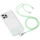 For iPhone 11 Pro Max Lanyard Transparent TPU Phone Case (Green) - 2