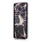 For Galaxy S9 Plating Marble Pattern Soft TPU Protective Case(Black Gold) - 2