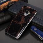 For Galaxy S9 Plating Marble Pattern Soft TPU Protective Case(Black Gold) - 5