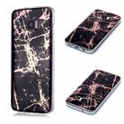 For Galaxy S7 Plating Marble Pattern Soft TPU Protective Case(Black Gold) - 1