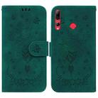For Huawei P Smart+ 2019 / Enjoy 9s Butterfly Rose Embossed Leather Phone Case(Green) - 1