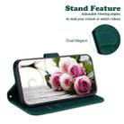 For iPhone SE 2022 / SE 2020 / 8 / 7 Butterfly Rose Embossed Leather Phone Case(Green) - 5