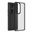 For Honor 70 Pro Four-corner Shockproof TPU + PC Phone Case(Black) - 1