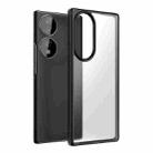 For Honor 70 Four-corner Shockproof TPU + PC Phone Case(Black) - 1