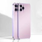 Ultra Thin Electroplated Frosted TPU Phone Case For iPhone 11 Pro(Purple) - 1