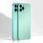 Ultra Thin Electroplated Frosted TPU Phone Case For iPhone 11 Pro Max(Light Green) - 1