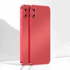 Ultra Thin Electroplated Frosted TPU Phone Case For iPhone X(Red) - 1