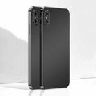 Ultra Thin Electroplated Frosted TPU Phone Case For iPhone X(Black) - 1