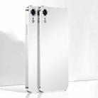 Ultra Thin Electroplated Frosted TPU Phone Case For iPhone XR(White) - 1