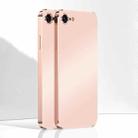 Ultra Thin Electroplated Frosted TPU Phone Case For iPhone SE 2022 / 2020 / 8 / 7(Pink) - 1