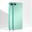 Ultra Thin Electroplated Frosted TPU Phone Case For iPhone SE 2022 / 2020 / 8 / 7(Light Green) - 1