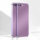 Ultra Thin Electroplated Frosted TPU Phone Case For iPhone 8 Plus / 7 Plus(Purple) - 1