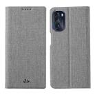 For Motorola Moto G 5G 2022 ViLi DMX Series Shockproof Magnetic Flip Leather Phone Case(Grey) - 1