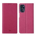 For Motorola Moto G 5G 2022 ViLi DMX Series Shockproof Magnetic Flip Leather Phone Case(Rose Red) - 1