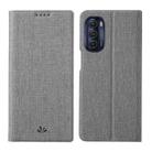 For Motorola Moto G Stylus 5G 2022 ViLi DMX Series Shockproof Magnetic Flip Leather Phone Case(Grey) - 1